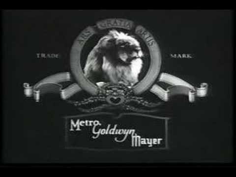 MGM BW Lion 1920s-1950s
