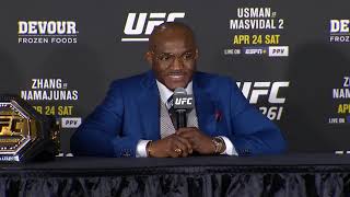 Ufc 261 Kamaru Usman Post-Fight Press Conference