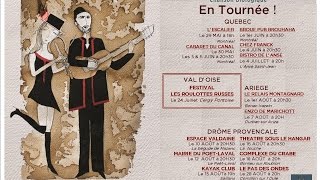Le Caribou Volant en tournée avec les maringouins (Printemps 2015 )