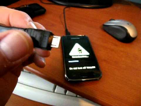Watch how to repair brick Samsung I9000. watch it.