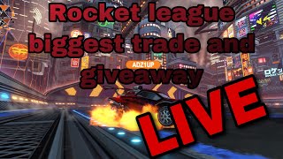 ROCKET league giveaway EVERY HOUR DO raffle TRADE !DROP !member !discord fennec 