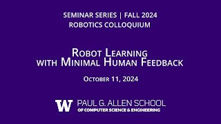2024 Fall Robotics Colloquium: Erdem Biyik (USC)