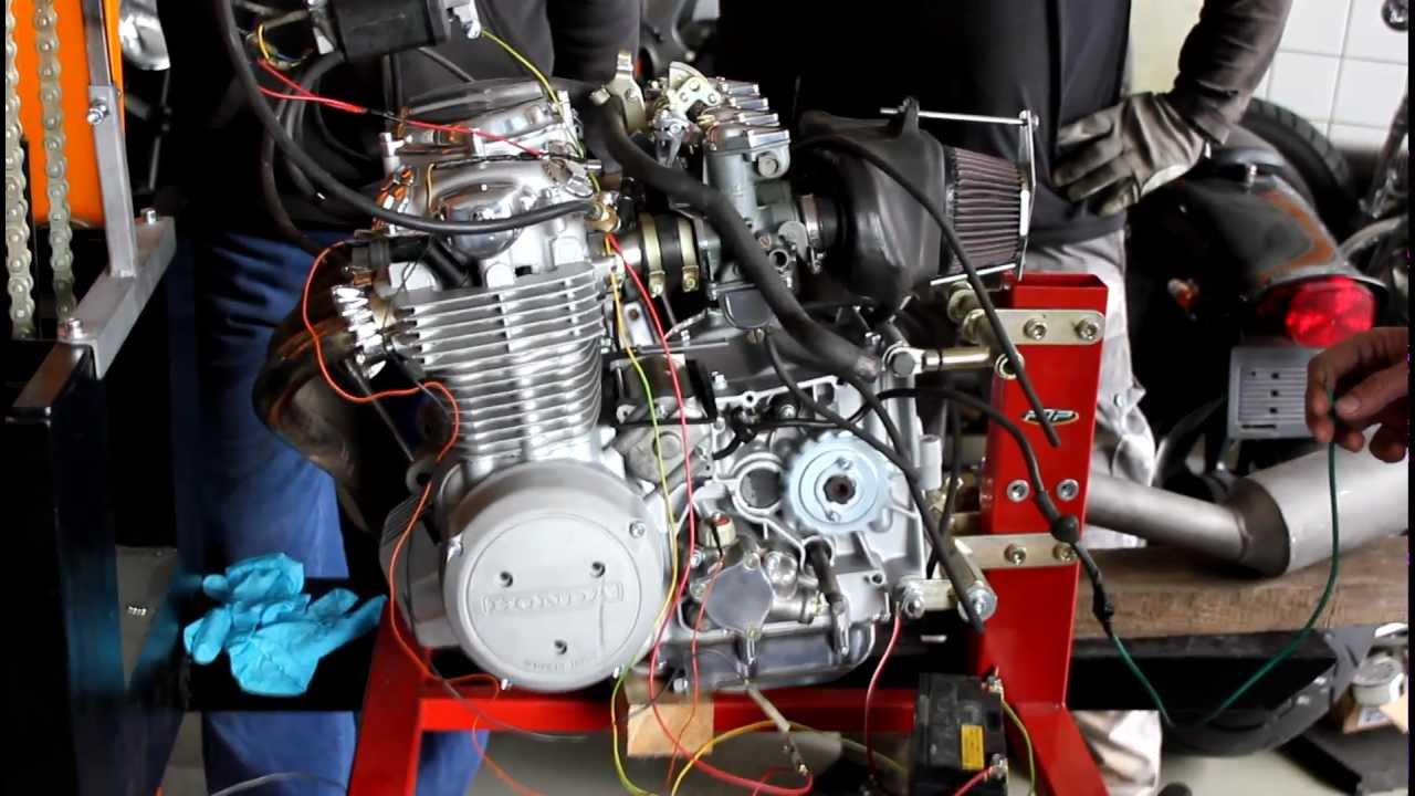Honda Cb 550 F Engine First Start After Rebuild By Pjp Motocykle
