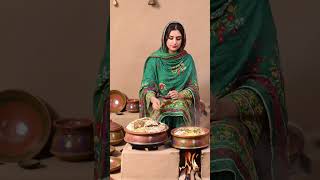 Traditional Stani Village Girl Cooking With Love