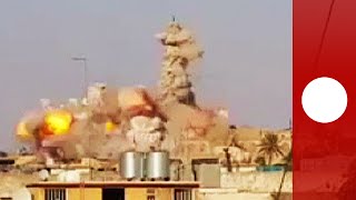 Video: Massive explosion as ISIS destroys Jonah's Tomb in Mosul
