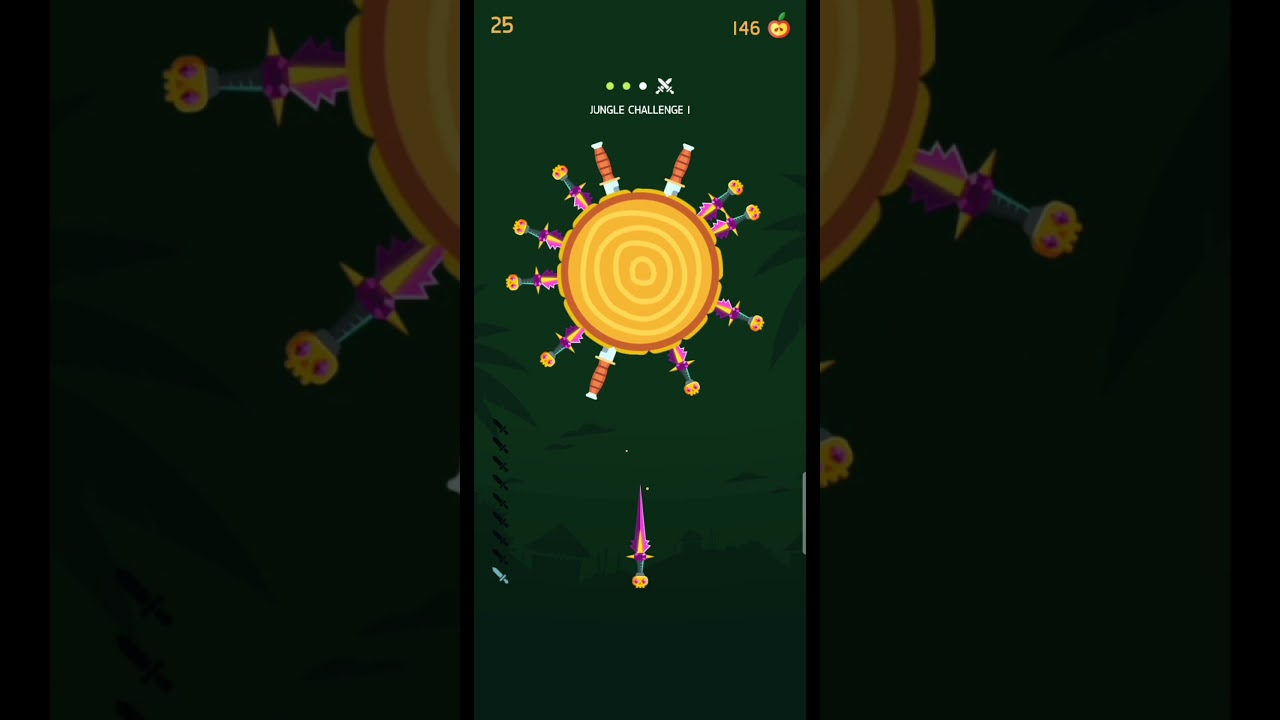 Knife hit / gameplay / ios android / games video / Knife hit / gameplay / ios android / games video /