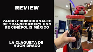 Vasos Promocionales De Optimus Prime Y Bumblebee De Transformers Uno De Cinépolis En México