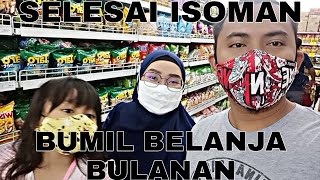 Vlog Selesai Isoman Bumil Langsung Belanja Bulanan