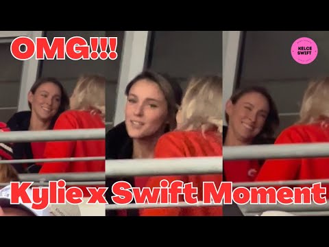 OMG!!! Kylie Kelce CELEBRATES Travis TD with Taylor Swift + their SWEET moment CAUGHT at Chiefs game