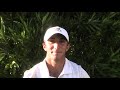 Max Homa (Cal) talks about his Course Record 61 at LACC in the 1st round of the Pac-12 Championship.
