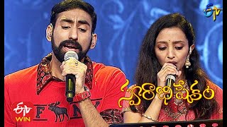 Nallanchu Tellacheera Song Karunya & Malavik Performance Swarabhishekam 24Th January 2021