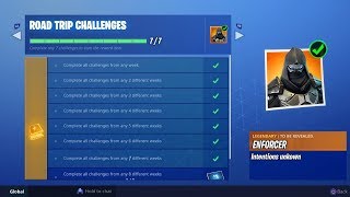 Road Trip Skini Auki - Ohje Viikko 7 Haasteisiin - Fortnite Suomi Haaste