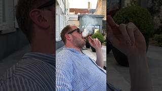 Smoking A 500 Euro Behike 56. Whilst Relaxing On A Beautiful Terrace.