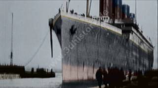 Титаник В Цвете Titanic Footage Color