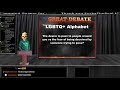 NumbedSkull 💀 the Great Debate -just a gameshow conversation