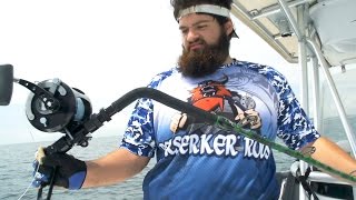 Monster Grouper breaks Fishing Rod - ft. kanalgratisdotse