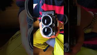 How To Unload Film From Rolleiflex Tlr Twin Lens Reflex Camera
