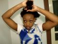 Super simple natural hairstyle tutorial.