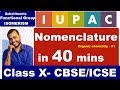 IUPAC - Nomenclature of ORGANIC Carbon & its compound - Functional groups IUPAC - Nomenclature of ORGANIC Carbon & its compound - Functional groups