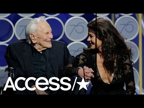 Kirk Douglas Hits The 2018 Golden Globes At 101 Years Old! | Access