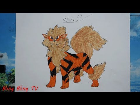 Bống Bống TV - Bé Bống vẽ và to màu Pokemon Windie