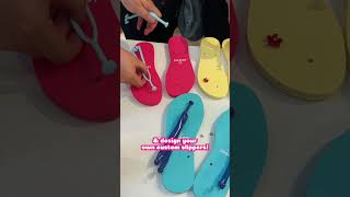 Creating Custome Slippers At Lealea Market Originals