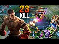 23 KILLS PAQUITO FULL DAMAGE BUILD | TOP GLOBAL PAQUITO BUILD | ONESHOT BUILD