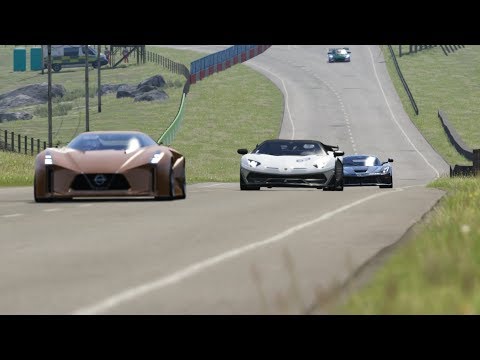 Nissan Concept 2020 Vision GT vs Lamborghini SVJ vs LaFerrari vs McLaren Senna