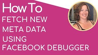 How to fetch new meta data using the Facebook Debugger