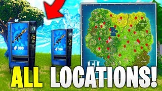 ALL VENDING MACHINE LOCATIONS in Fortnite Battle Royale