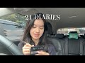 21 diaries | (chatty) skripsi & internship updates & running errands