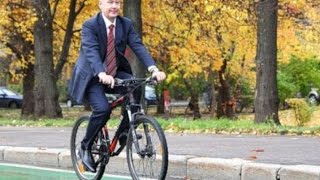 В Москве проходит акция «На работу — на велосипеде»