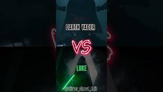 Darth Vader Vs Luke Skywalker