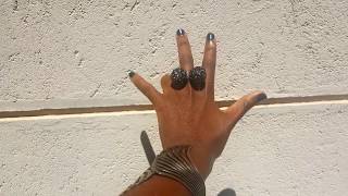 Making a Statement Ring Using a Keychain and Old Earrings | DIY Edition