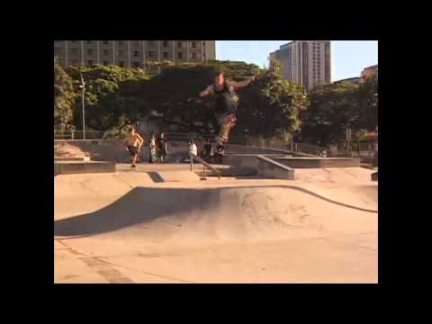 Van Wastell, Mike Anderson, Torey Pudwill Ollie Hawaii Skatepark December 2007