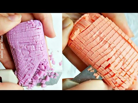 ¡Cortando Jabón! | (Solo Cubitos) | Satisfacción Visual | Imposible De No Ver | ASMR