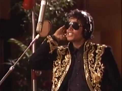 -Rare- Michael Jackson In The Studio Recording We Are The World...