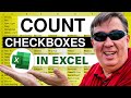 Excel - Count Checkboxes that are Selected in Excel (Forms Controls)  - Episode 1929