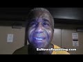 Boxing Star Erick Deleon Emanuel Steward Was A Special Person