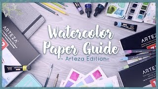 Arteza Watercolor Paper Buyers Guide // Detailed Review with Timestamps