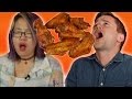 People Try The Hot Wing Challenge