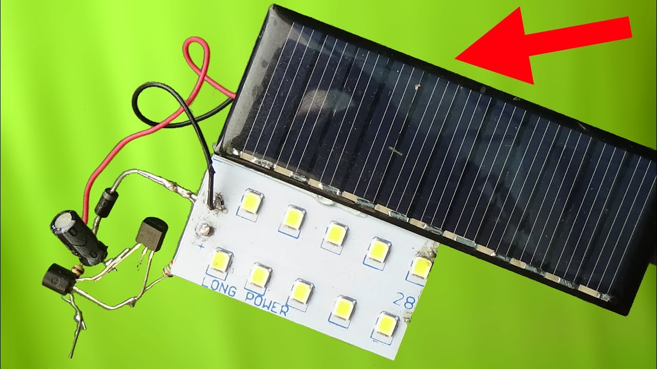 Diy solar led strip light project