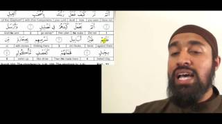 ISLAMIC VIDEOS : Surah 105 Tajweed Follow up - Video Tutorial in English