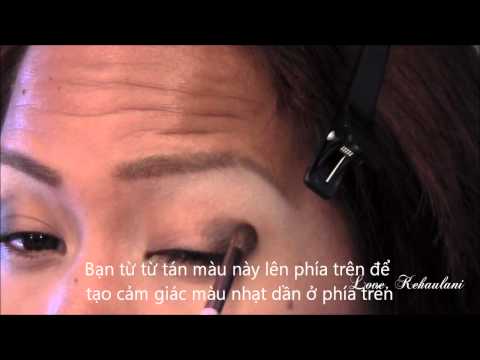 Cách trang điểm mắt khói nhẹ nhàng cho da nâu