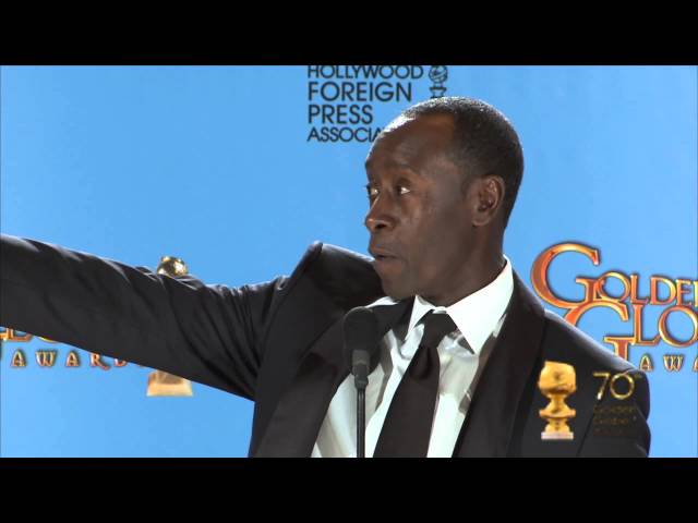 Backstage with Don Cheadle, best actor TV series/comedy