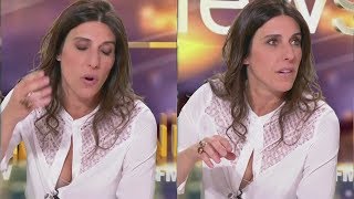 Nathalie Levy Terriblement Y En Pee Chemise Blanche Et Décolletée Bfm Tv, 080118, 21H23