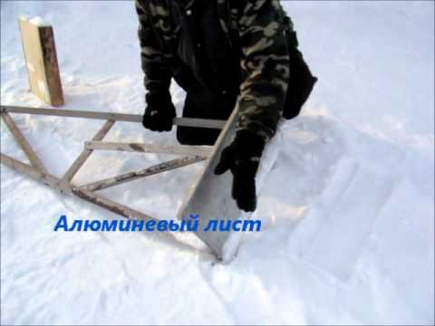 Как сделать лопату для снега своими руками быстро