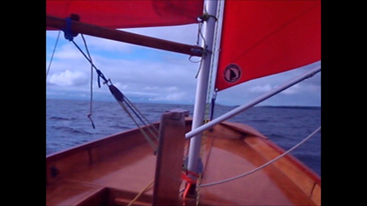 mirror dinghy cruising shetland - YouTube