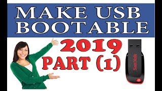 How to create bootable USB of Windows XP 2019 part 1