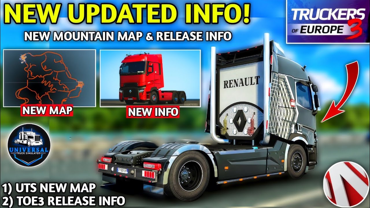 Truckers Of Europe 3 Release Info & New Map In Universal Truckers Of Europe 3 Release Info & New Map In Universal